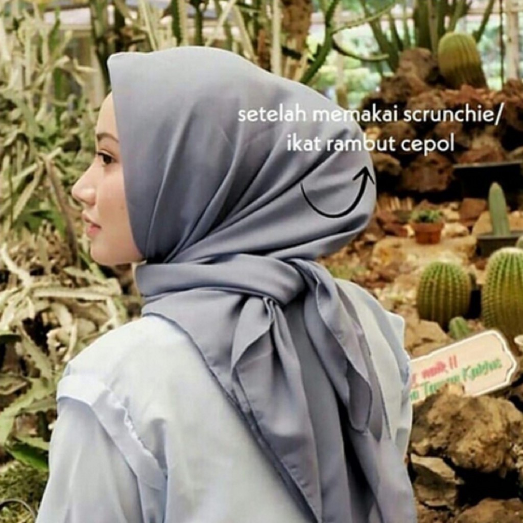 [ 𝐂𝐫𝐨𝐜𝐮𝐬 ] Pilih Warna Srunchie Jumbo Cemol Hijab / Cepol ikat rambut-3
