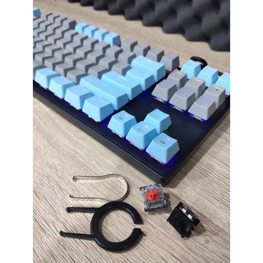 Keyboard REXUS Legionare MX5.2 Smokey Blue Gaming Mechanical | ITECHBALI