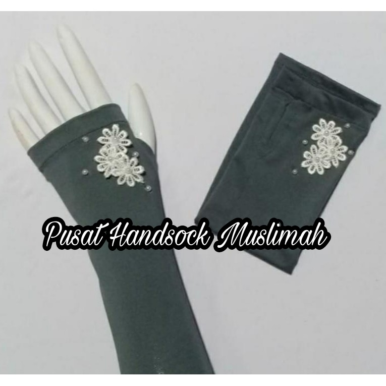 (COD) HANDSOCK JEMPOL FLOWER