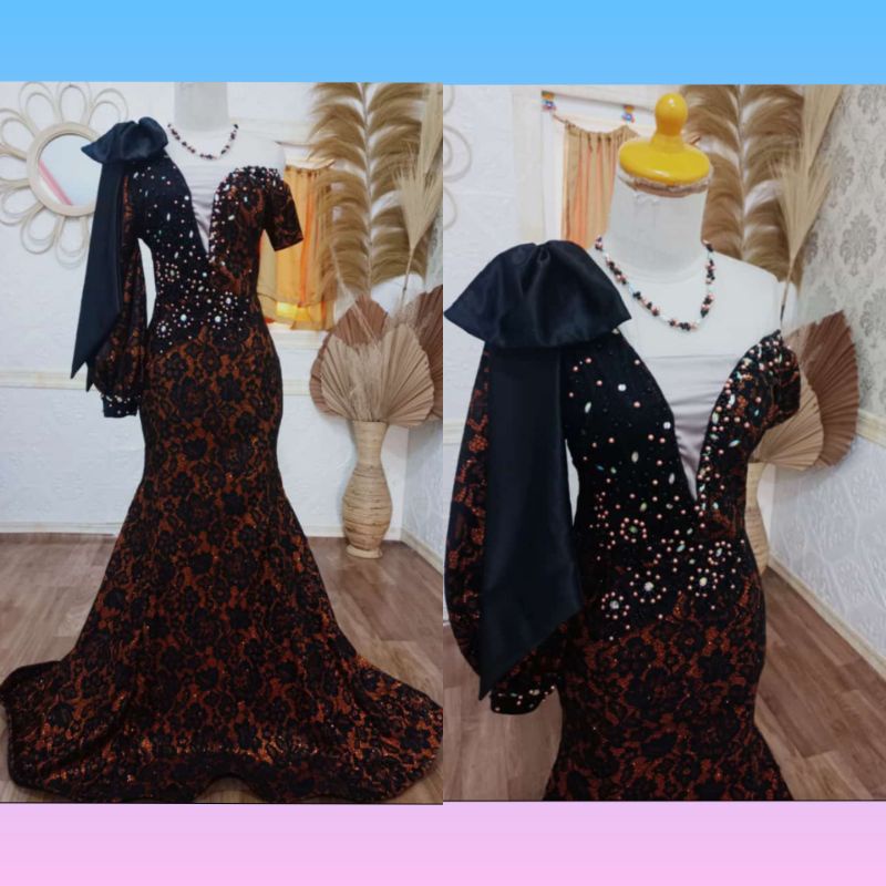 Dress Brukat duyung / baju penyanyi / Kebaya singer sinden