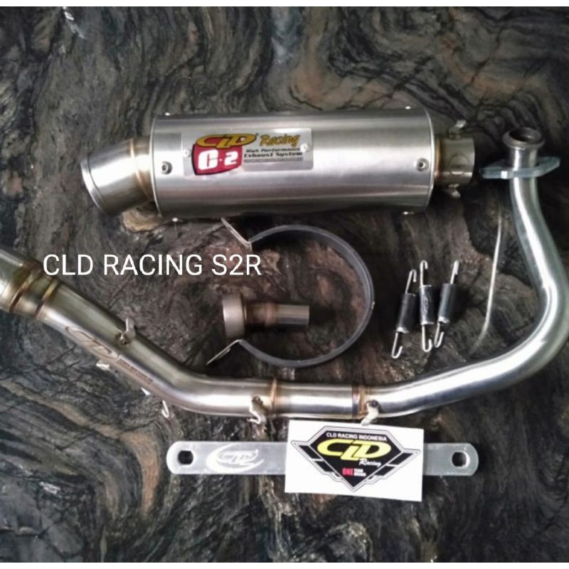 TERSEDIA KNALPOT CLD RACING VARIO 125 / 150 OLD NEW TYPE C2 BULAT