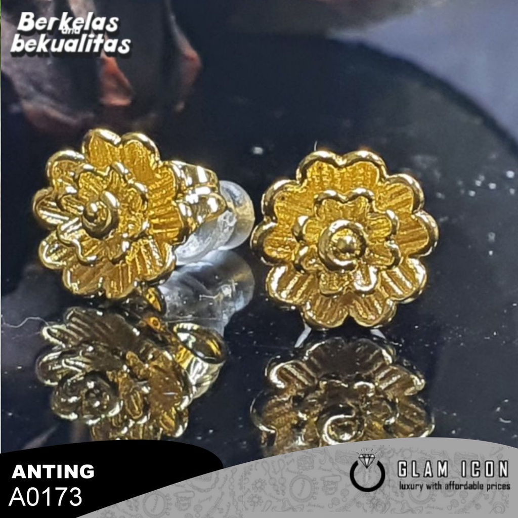 Anting Tusuk Dubai Lucky Lotus A0173