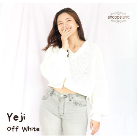NEWSHOPPELAND - Yeji Sweater Crop Oversized Premium