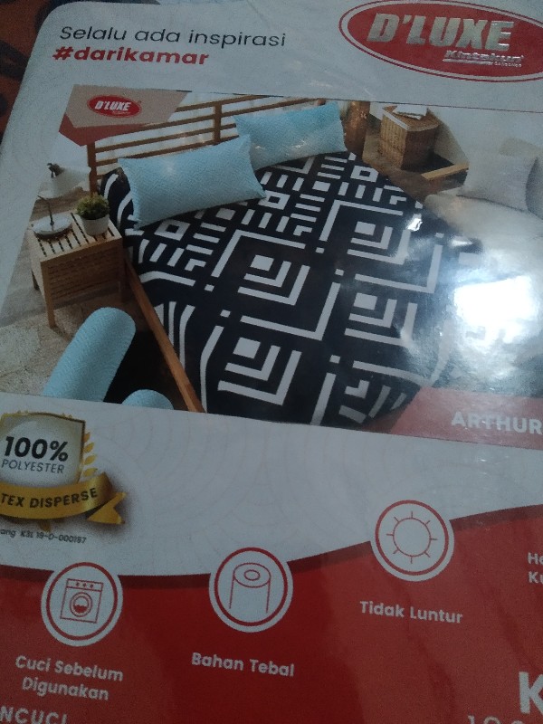 Sprei Kintakun Deluxe 180x200 Sprey D Luxe King Size Seprei Adem Murah - Ijn Plaza