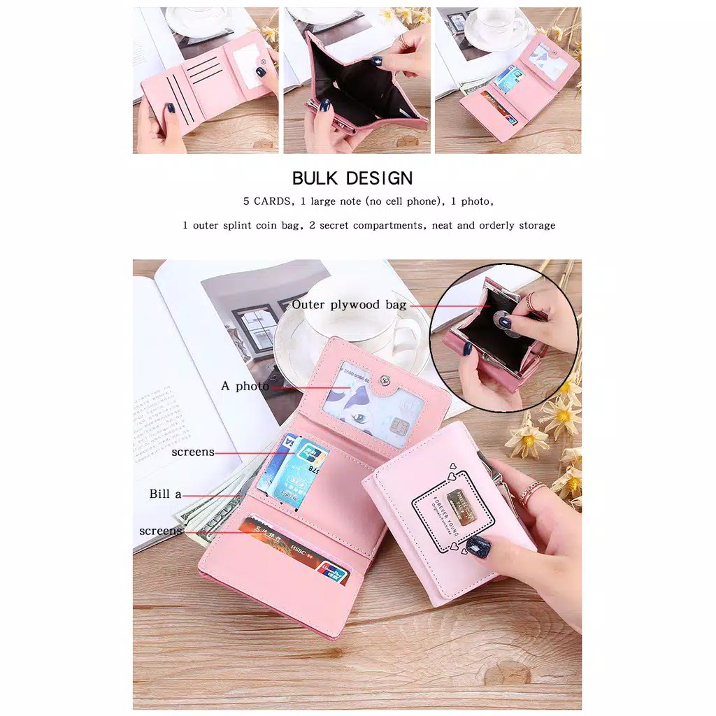 Dompet Korea Fashion Wanita Import KC199 Real Pict dompet wanita import mini