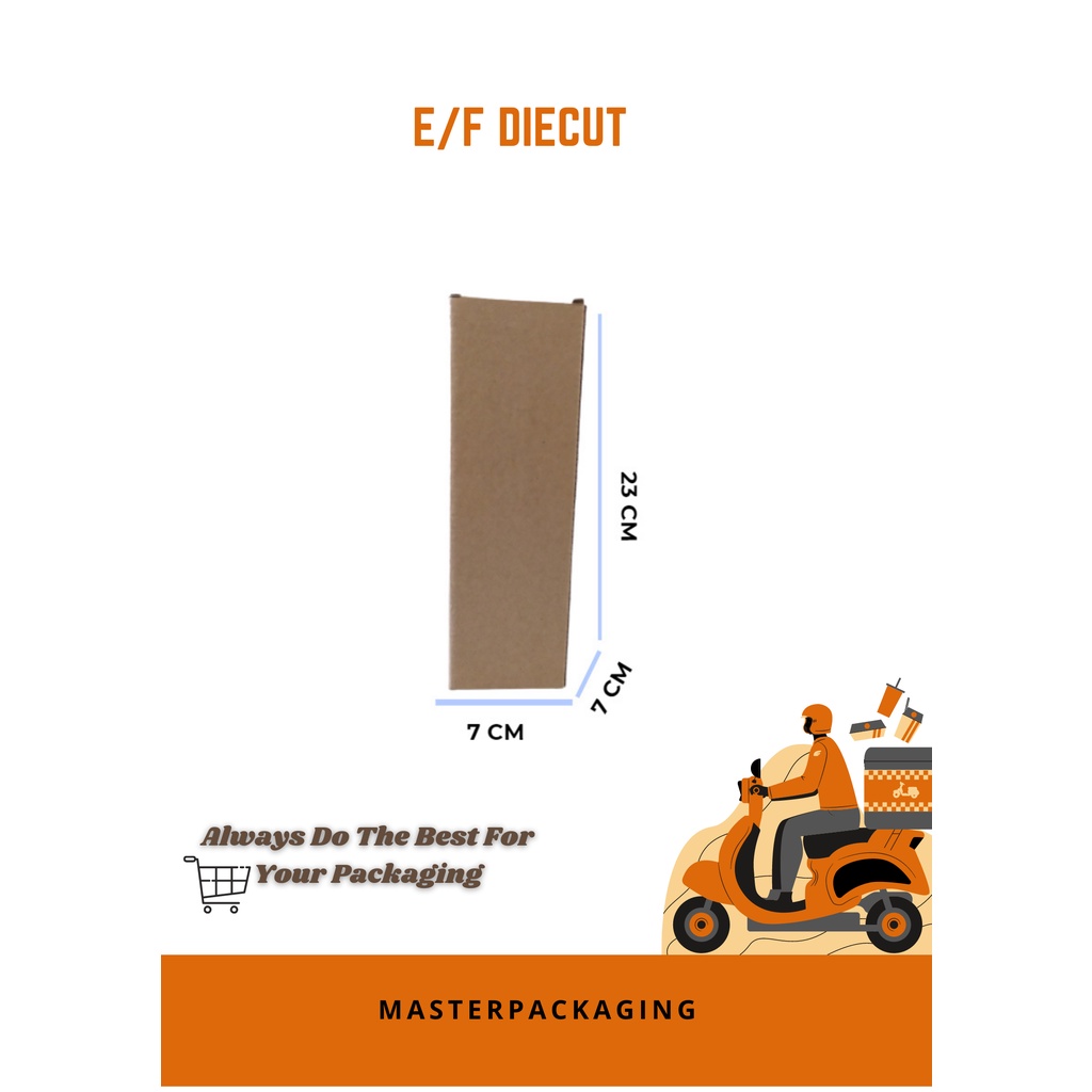 

Kardus/Dus/Box Botol/ Standing Box Pond Diecut 7x7x23cm Baru Polos