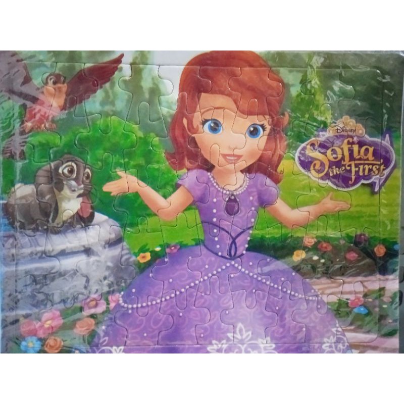Puzzle Ukuran Besar Sofia The First Bahan Karton Tebal