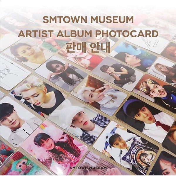 SMTOWN Museum Artist Album Photocard [EXO SUHO LAY CHEN XIUMIN]