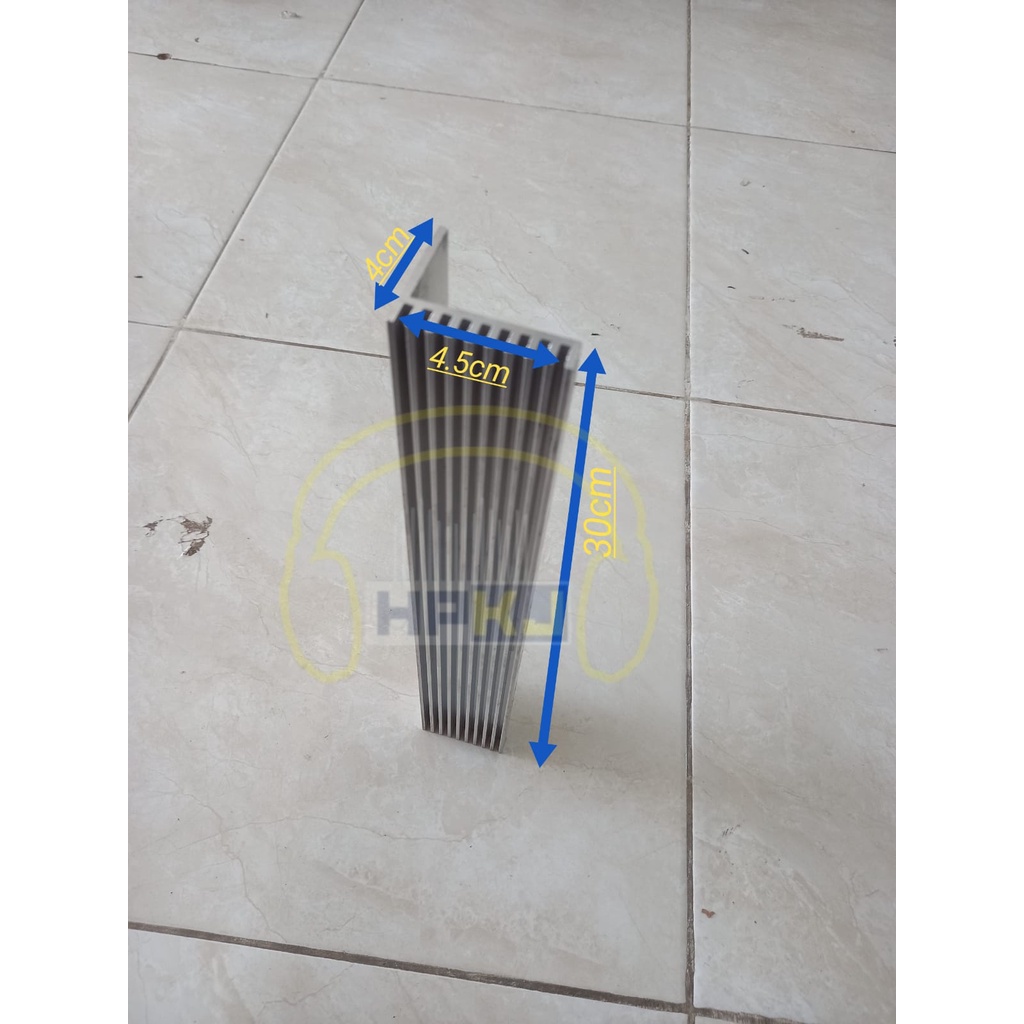 PENDINGIN HS POWER SANKEN L SIRIP 30 CM heatsink  HS 30cm L sirip