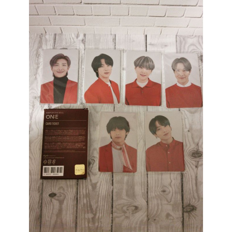 BTS CARD Ticket PVC Konser ON:E