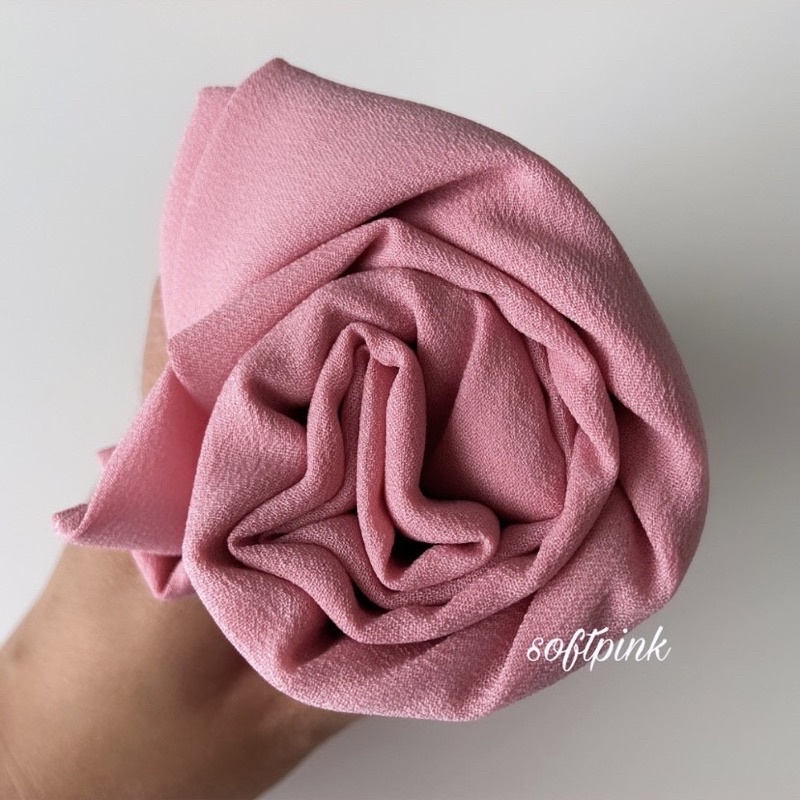 PART 2 bergo khimar baiti zahrah hijab instan khimar diamond jilbab anti tembem-Softpink