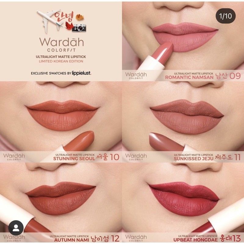 wardah colorfit korean series