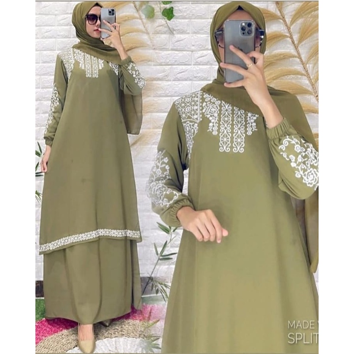 Yusfita Dress Bahan Ceruty Babydoll Dress Import Dress Wanita Terbaru 2021 Kekinian Viral Dress Wani