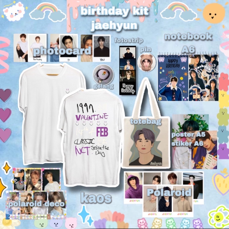 (COD)[Po] Jaehyun Birthday Kit/Fankit Jaehyun/Jaehyun/Gift Kpop/NCT 127/Hamperskpop.id