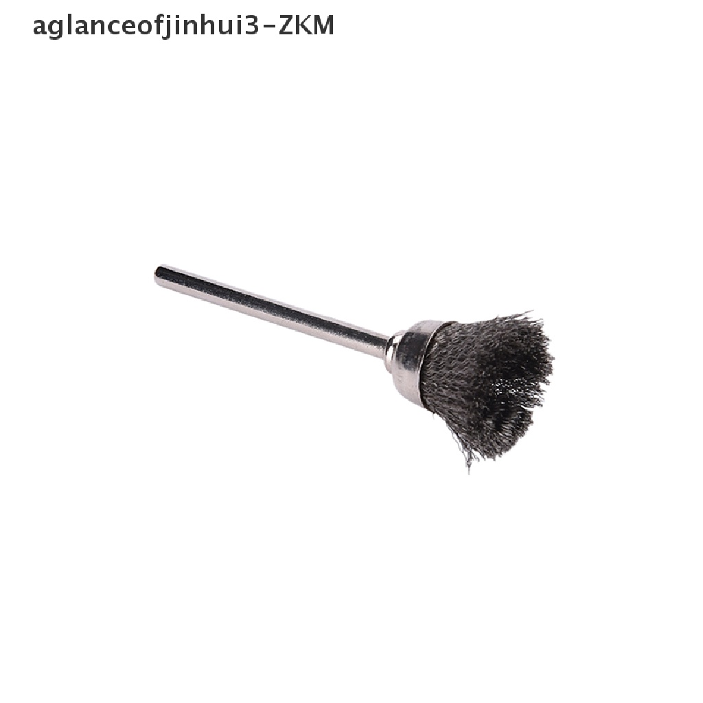 [AGID] 10PCS Stainless Steel Wire Cup Mini Brush Fits Dremel Rotary Tool Accessory 13mm [zkm]