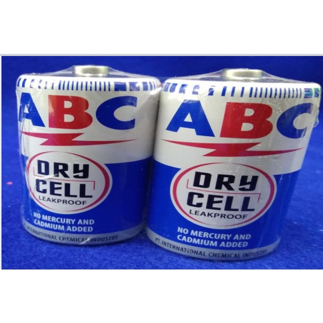 Baterai / Batre ABC Biru Tipe D Besar R20