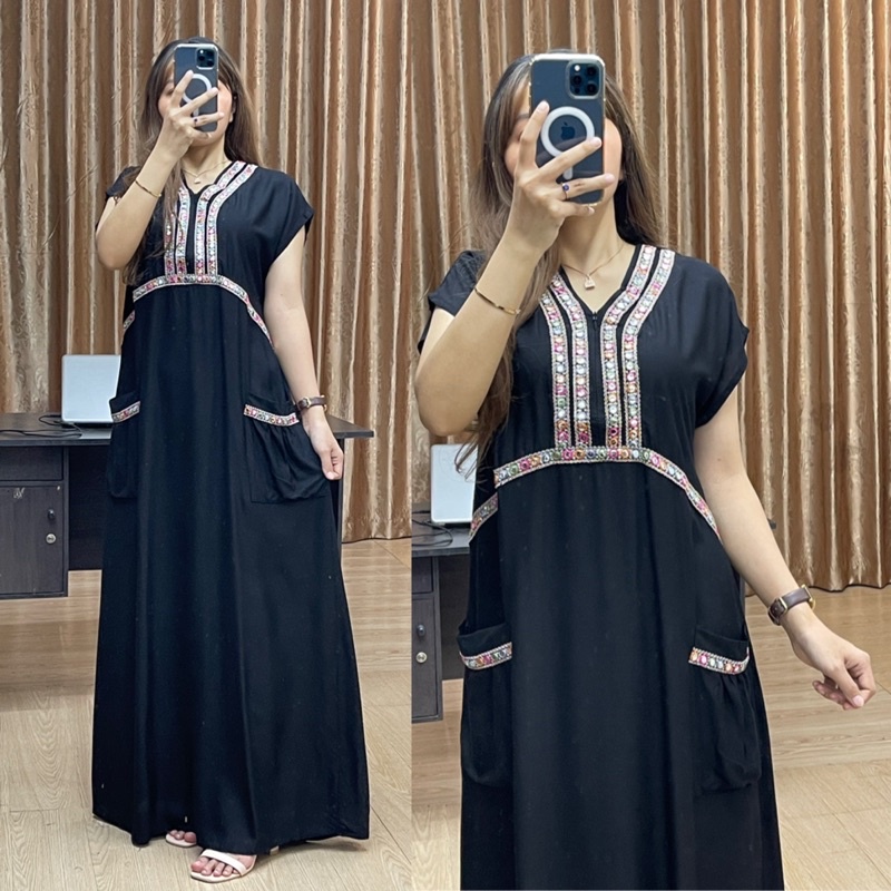 Daster Arab Dolce NATASYA Long Dress Rayon Ori By Dolce