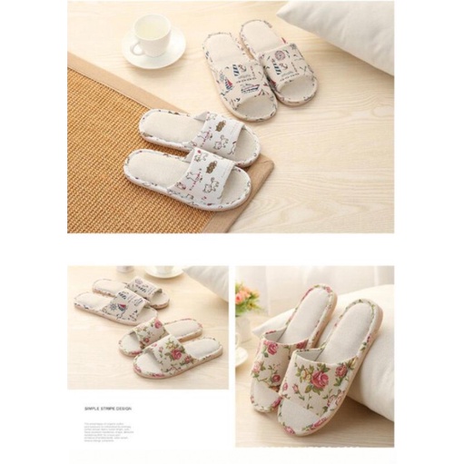 Sandal Rumah Hotel EMPUK Nyaman Modis Lembut Motif Gambar Slipper SP03