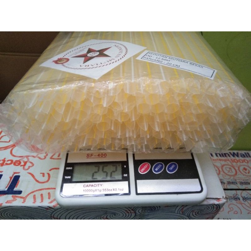 ISI 160 Pcs Sedotan Boba | Sedotan Bubble | Sedotan Jumbo | Sedotan Besar 12 mm Bahan tebal panjang 20 | Sedotan Lancip | boba drink | bubble drink