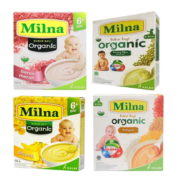 MILNA BUBUR ORGANIK  120GR