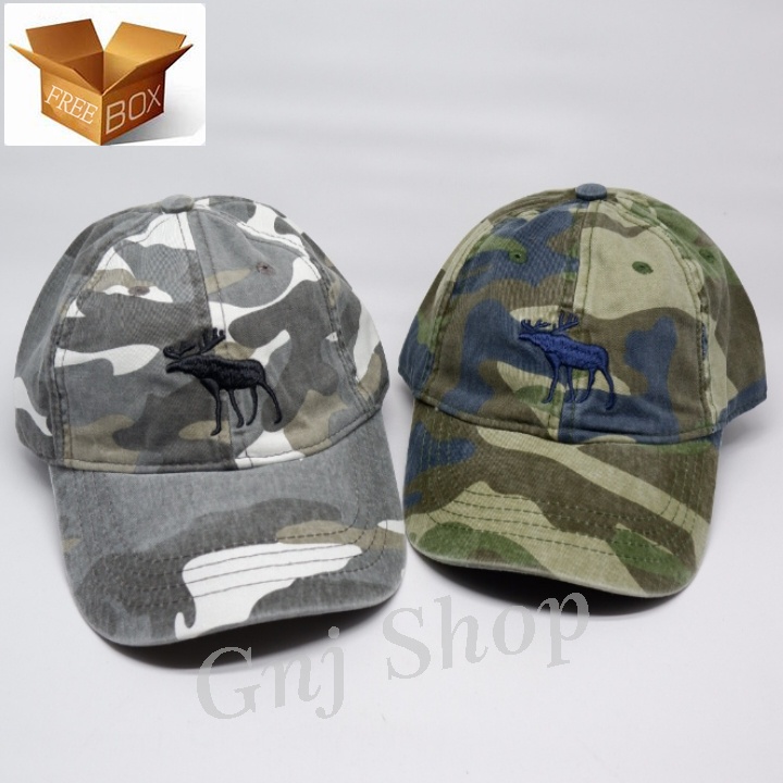 Topi Baseball Abercrombie Fitch ARMY  2 Warna Import UNISEX