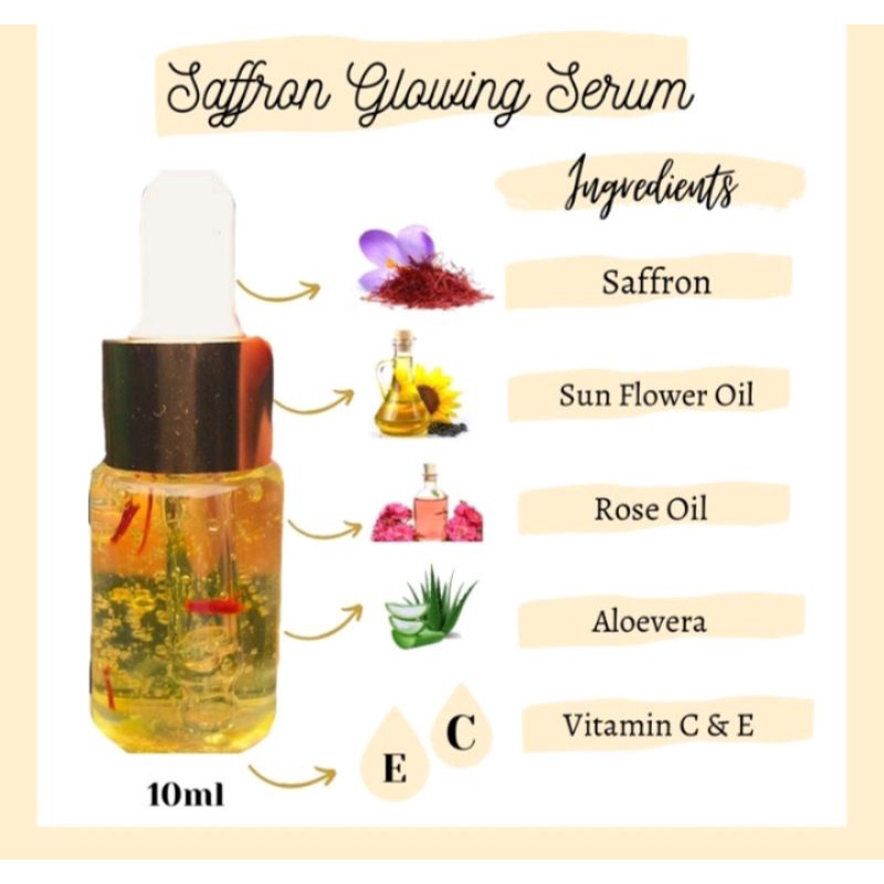 SERUM SAFRON GLOWING EXTRA LEMON/SERUM SAFRON ORY/SERUM SAFRON MURAH/