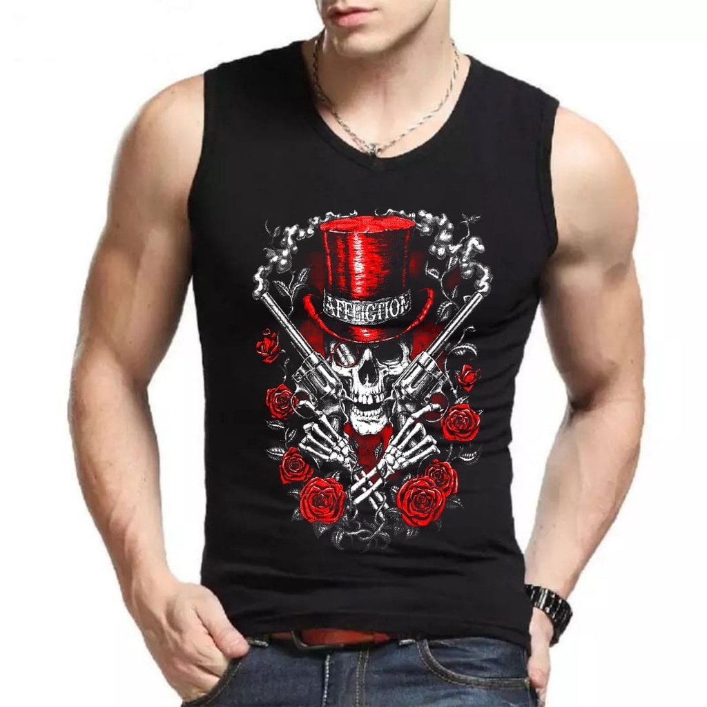 POLILE781 / SINGLET AFFLICTION / kaos cowok / fashion terbaru