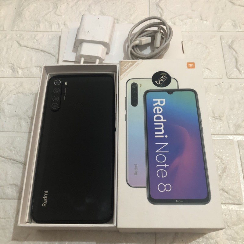 Redmi Note 8 ram 6GB 128GB Spce Black Bekas - Mulus - Garansi Resmi