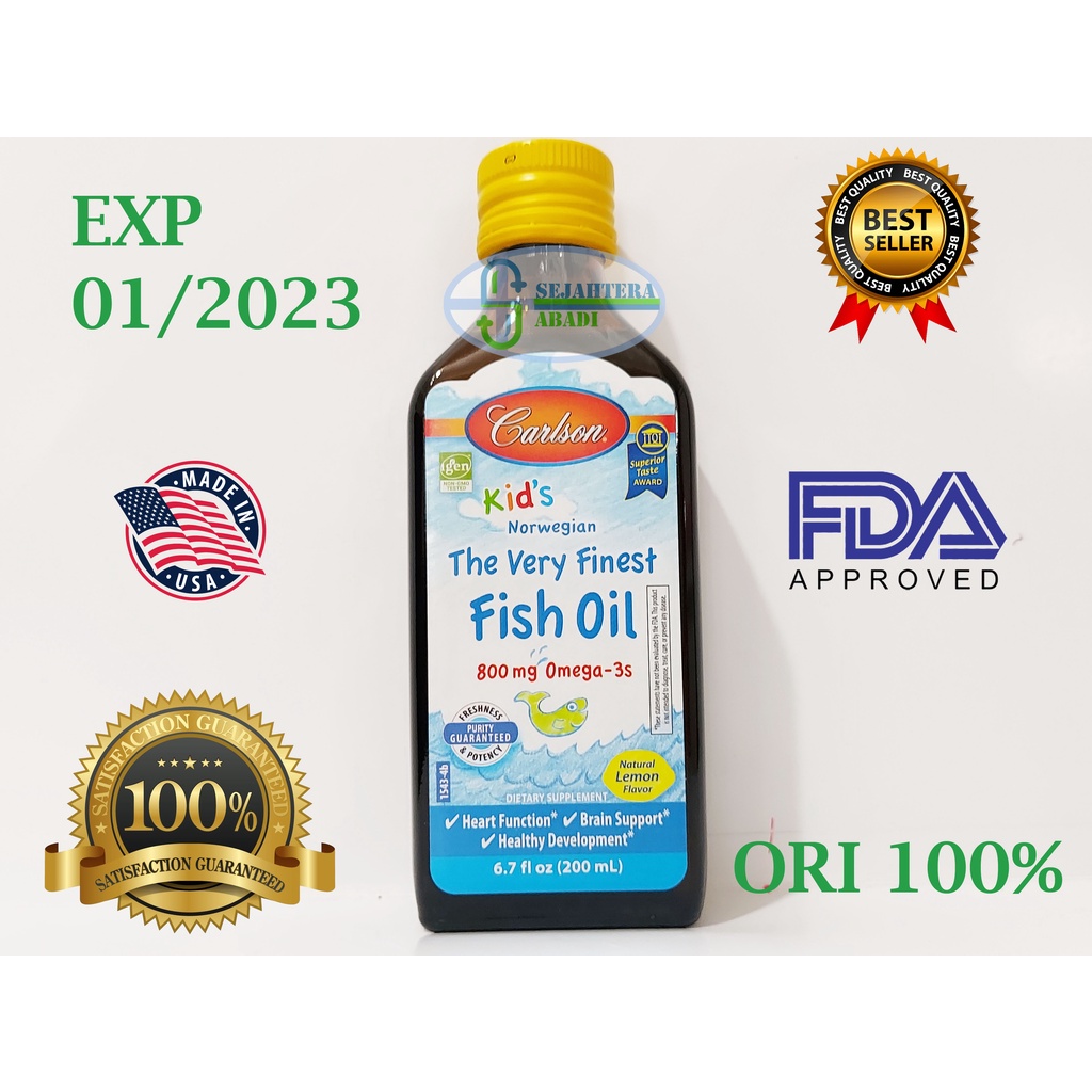 Carlson Kid's Norwegian Finest Fish Oil 200ml