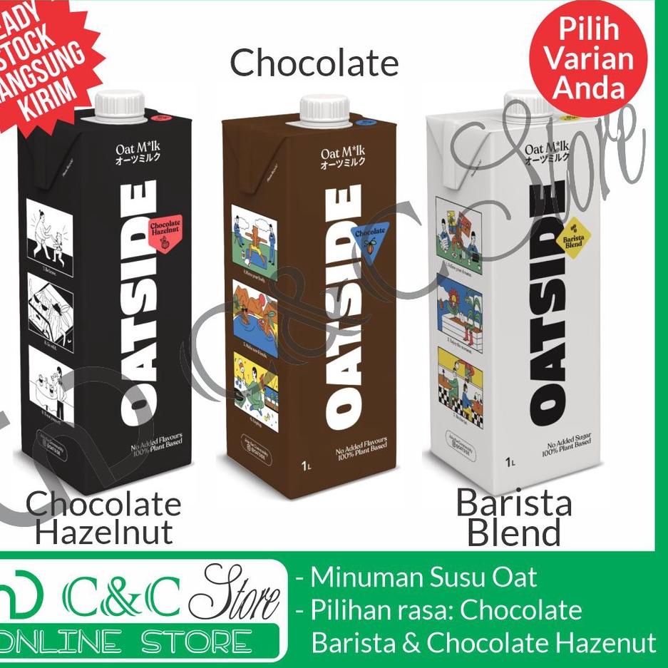 

CS7d7Cr--OATSIDE oat milk susu barista 1000mL 1000 mL 1 Liter 1Liter 1L L