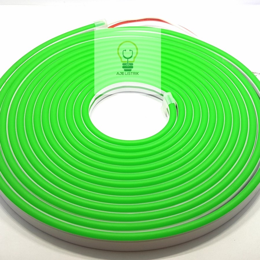 Lampu Neon Flex / Neon Flex Led / Lampu Flexible 12v Green