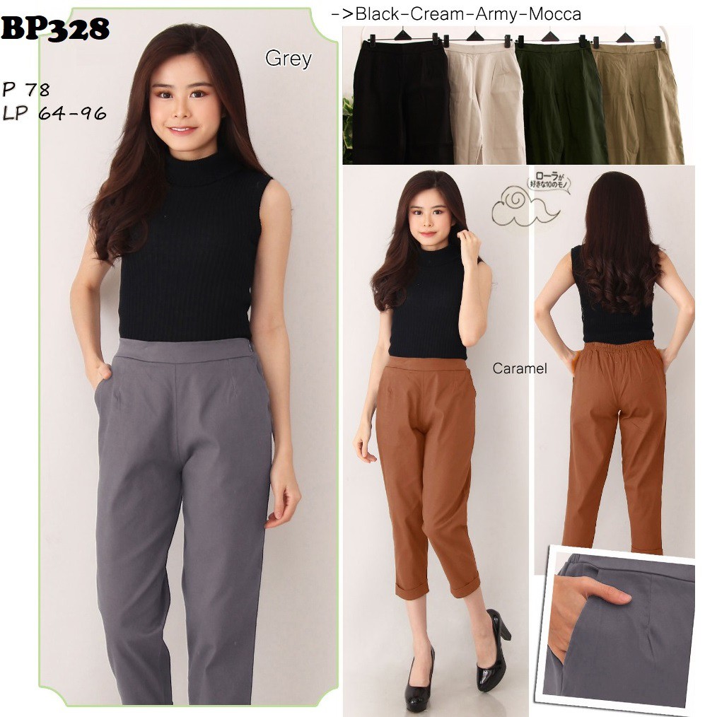  Celana  7  8  Katun Twill BP328 Shopee Indonesia