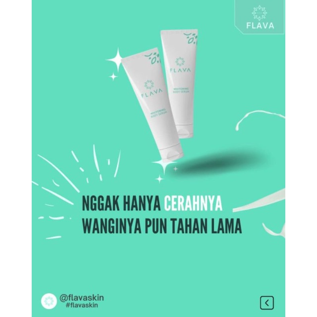 FLAVA WHITENING BODY SERUM SKINCARE