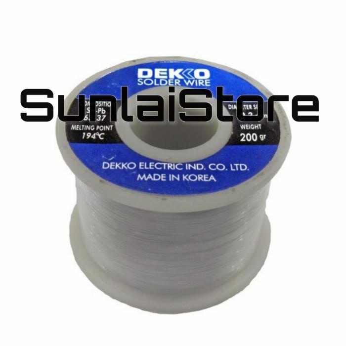 Timah Solder Timah Solder Dekko 0.3 0.6 0.8 Mm 200 Gram