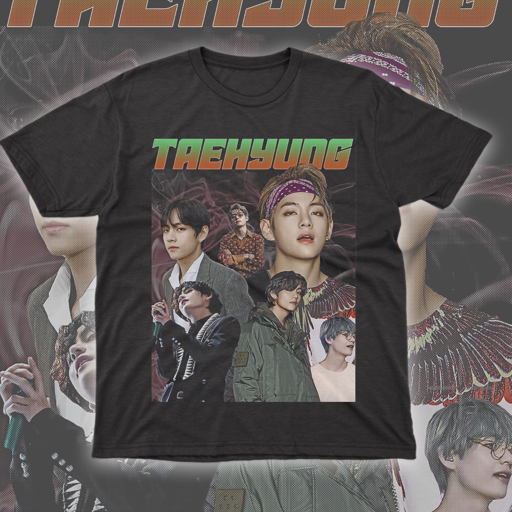 KAOS KPOP TAEHYUNG BTS I TAEHYUNG BTS T-SHIRT I KPOP T-SHIRT OVERSIZE - BIGSIZE - UPSIZE