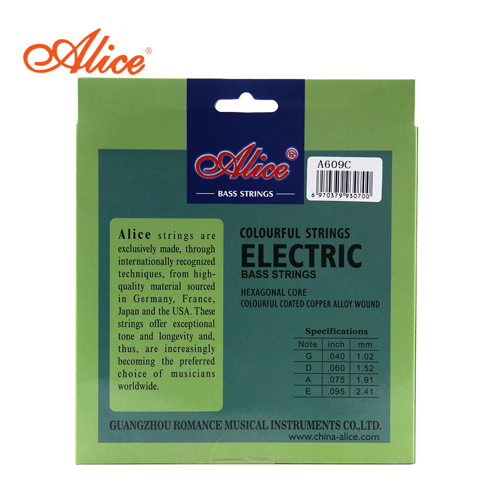 Alice A609C Senar Bass Elektrik Warna Warni Colorful Electric Strings