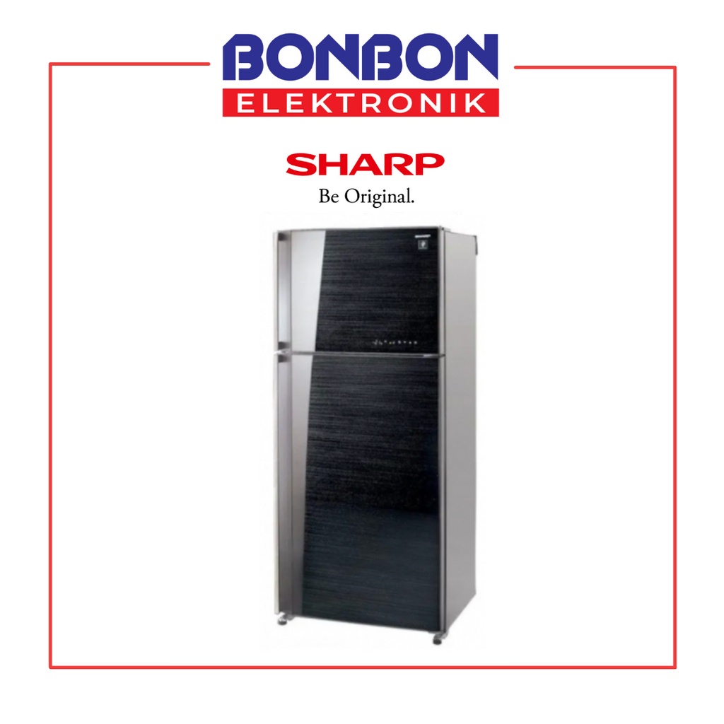 [PROMO] Sharp Kulkas 2 Pintu SJ-P761NLV-BK