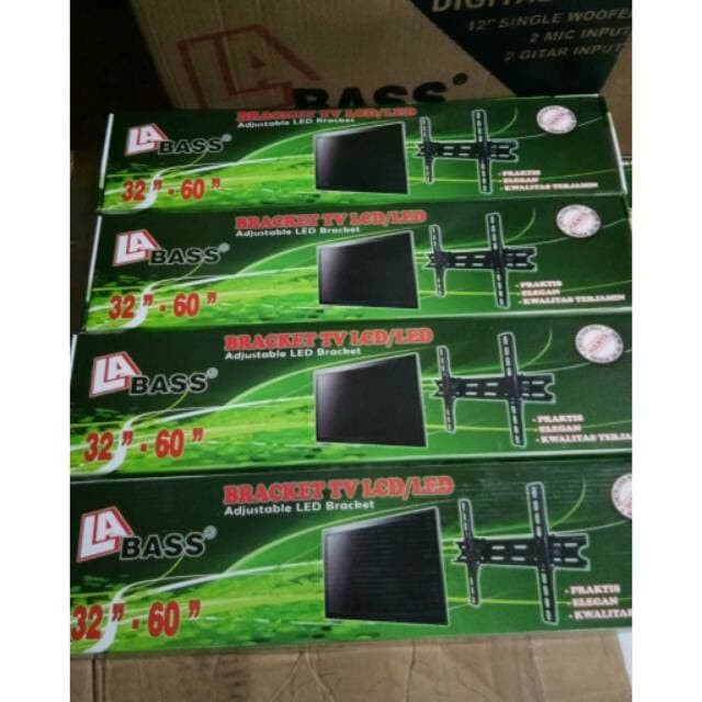 Bracket besi TV LED/LCD 32-60 inch - Breket TV / Braket TV- hitam