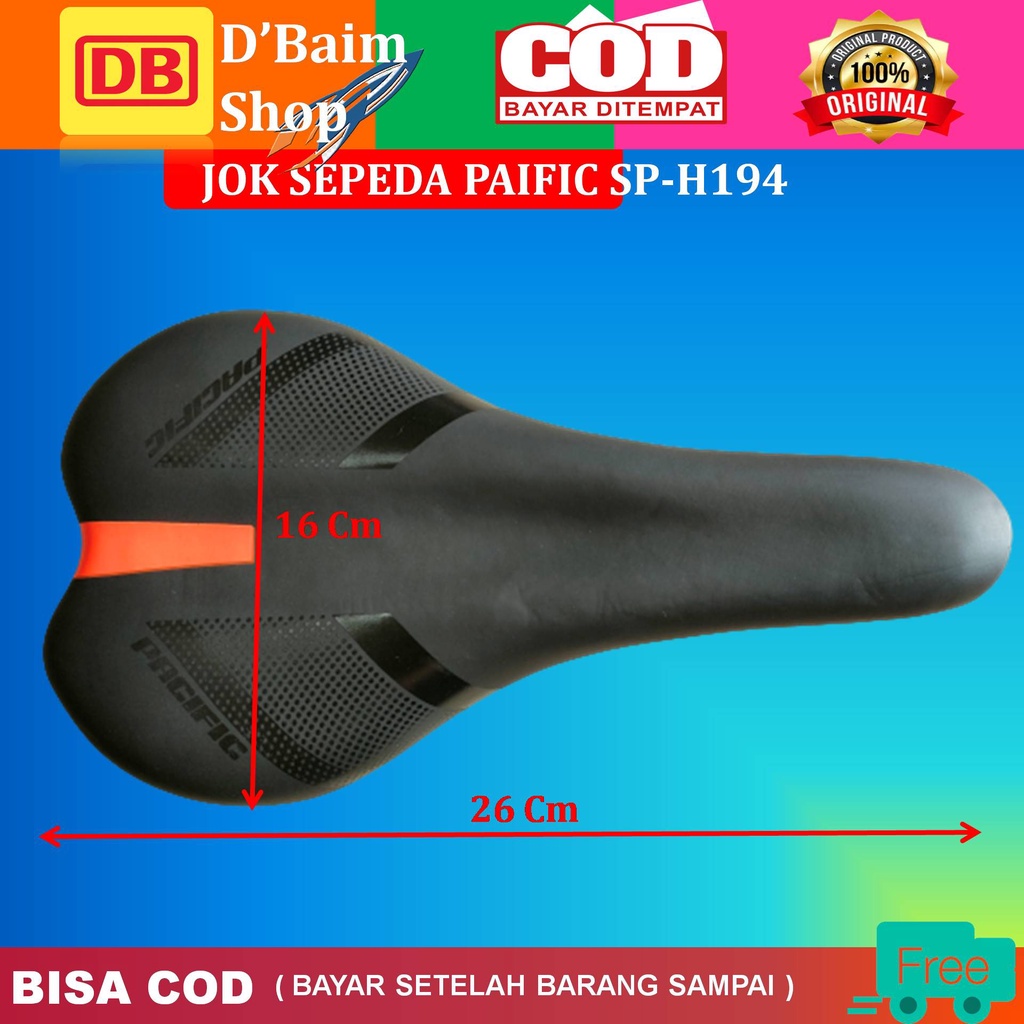 Jok Sepeda Pacific SP-H 194 Jok Sepeda Gunung Sadel Sepeda Gunung Jok Sepeda MTB BMX Lipat Mini