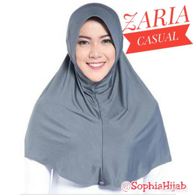 Kerudung Elzatta Zaria Casual Bergo Polos