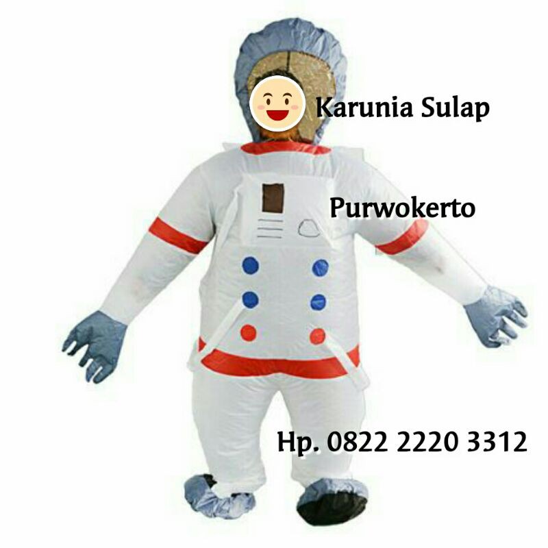 KOSTUM ASTRONOT KOSTUM ANGIN COSPLAY BADUT LUCU FESTIVAL CARNAVAL