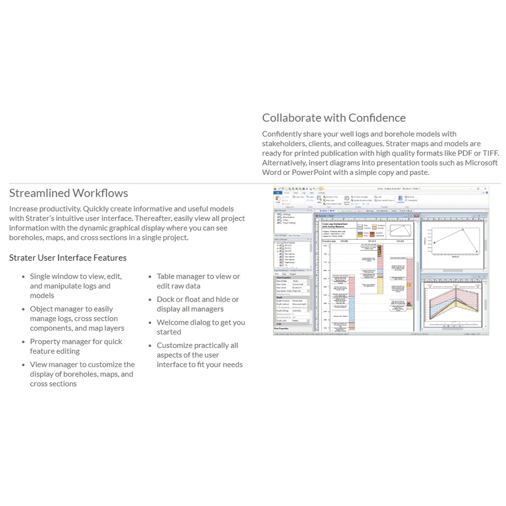 Golden Software Strater 5 Geophysical mapping, modeling &amp; analysis software