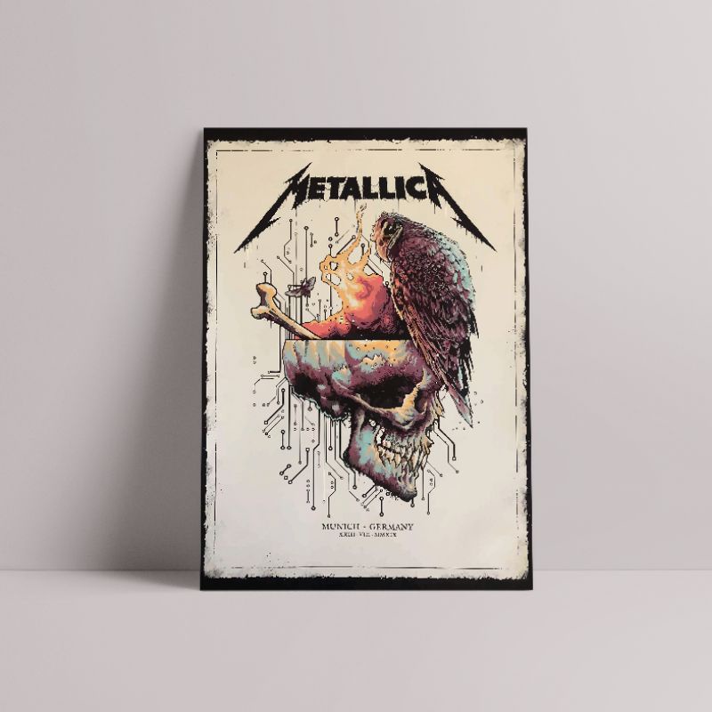 POSTER BAND METALLICA | UKURAN A3+