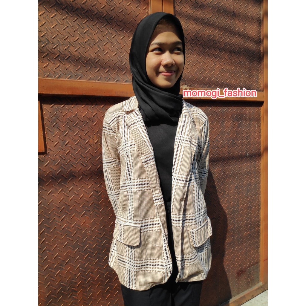 MOMOGI- BLAZER WANITA / BLAZER KEKINIAN / BLAZER KANTORAN