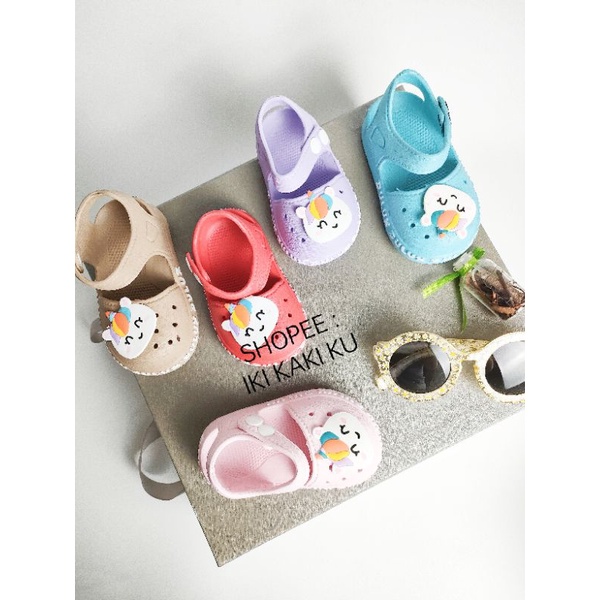 SANDAL BAIM ANAK CEWE KUDA PONI UNICORN PEREMPUAN KARET RINGAN DULUX 376E