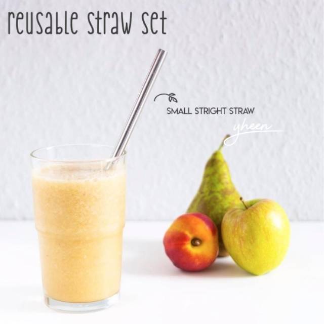 Reusable Straw / Stainless Straw / Sedotan Stainless / Sedotan Reusable