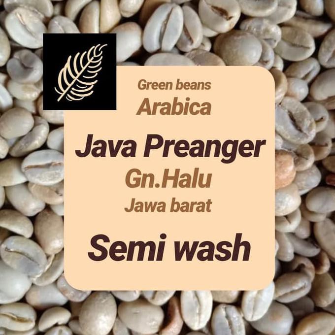 

Green beans java preanger gunung halu - semi wash - 1 kg