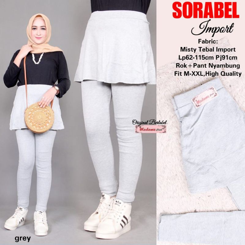 Legging rok melar bisa jumbo cocok buat sepedaan bestseller