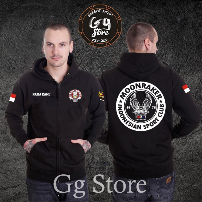 JAKET MOONRAKER INDONESIA JAKET MOONRAKER BISA PAKE NAMA SENDIRI JAKET CUSTOM