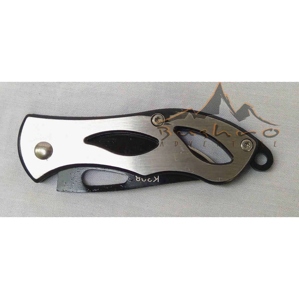 Pisau lipat camping - Outdoor knife survival k308